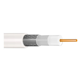 Коаксиальный кабель FinMark F 5967BV white 2x0.75power 100м