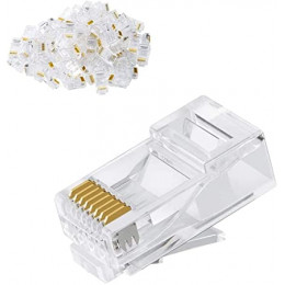 Коннектор RJ45 для UTP витая пара 100 шт