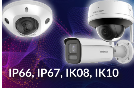 Что такое степень защиты IP66, IP67, IK08, IK10 в камерах видеонаблюдения