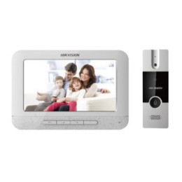 Комплект домофон + вызывная панель Hikvision DS-KIS201
