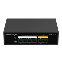 4-портовый неуправляемый PoE коммутатор Ruijie Reyee RG-ES106F-P
