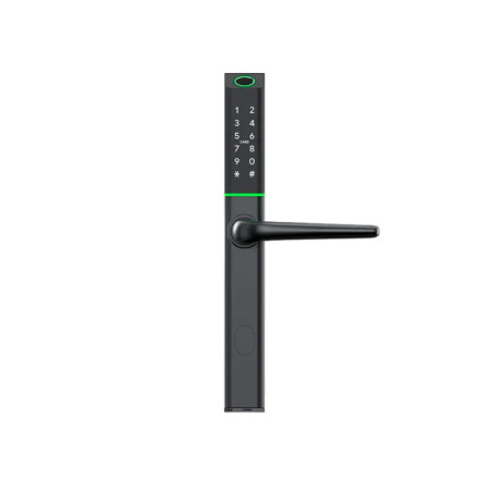 Розумний замок SEVEN LOCK SL-7763BF (72-92 мм) без врізної частини чорний