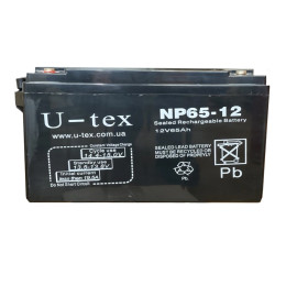 Аккумулятор U-tex 12В / 65 Ah