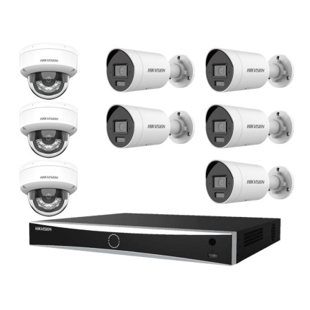 Комплект IP видеонаблюдения Hikvision KIT-DS0308