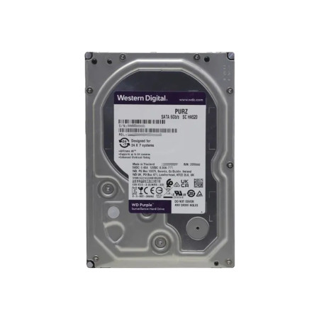 Жесткий диск внутренний Western Digital Purple WD64PURZ 6Тб