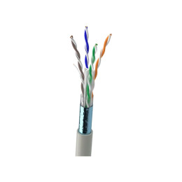 Кабель витая пара OK-Net ( КПВЭ-ВП (250) 4*2*0,54 (F/UTP-cat.6) 305м