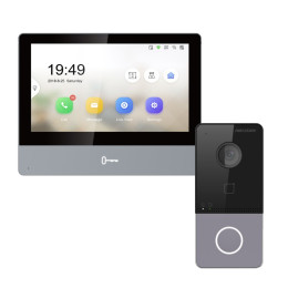 Комплект домофон Hikvision DS-KH8350-WTE1 + вызывная панель DS-KV6113-WPE1(C)/Europe BV
