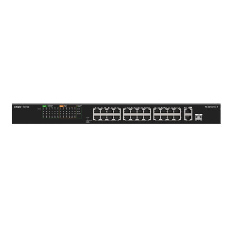 24-портовый неуправляемый PoE коммутатор Ruijie Reyee RG-ES126FGS-P