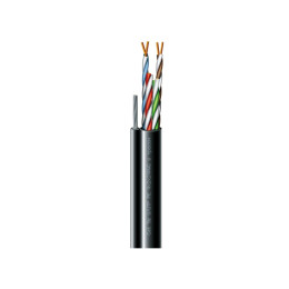 Кабель витая пара ЗЗЦМ Cat. 5e U/UTP  РЕ steel cord 4x2x24 AWG (k)  бухта 183м