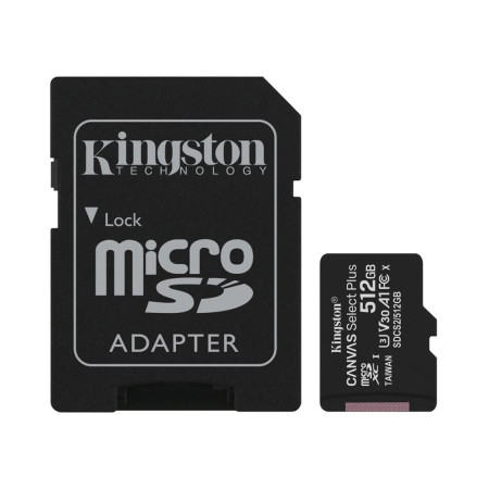 Карта памяти Kingston 512GB micSDXC Canvas Select Plus + ADP