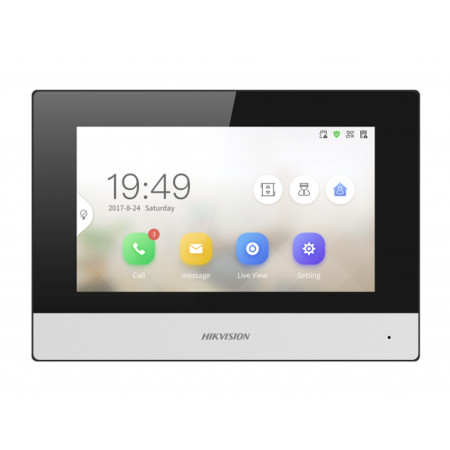 7" Гибридный видеодомофон Hikvision DS-KH6320-TDE1