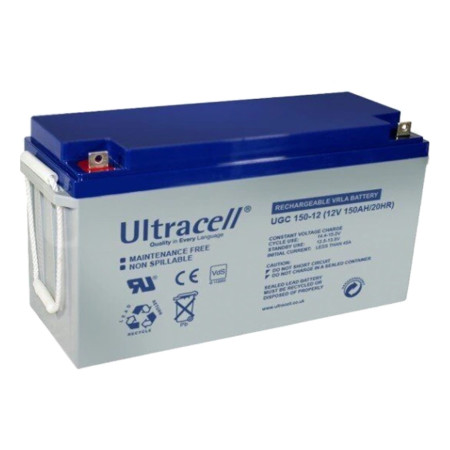 Аккумуляторная батарея Ultracell UCG150-12  GEL 12 V 150 Ah