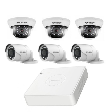 Комплект TurboHD видеонаблюдения Hikvision KIT-DS0312