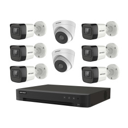 Комплект TurboHD видеонаблюдения Hikvision KIT-DS480