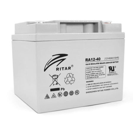 Аккумуляторная батарея AGM RITAR RA12-40 12V 40Ah