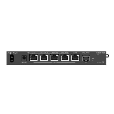 6-портовый PoE маршрутизатор Ruijie Reyee RG-EG406XS-P