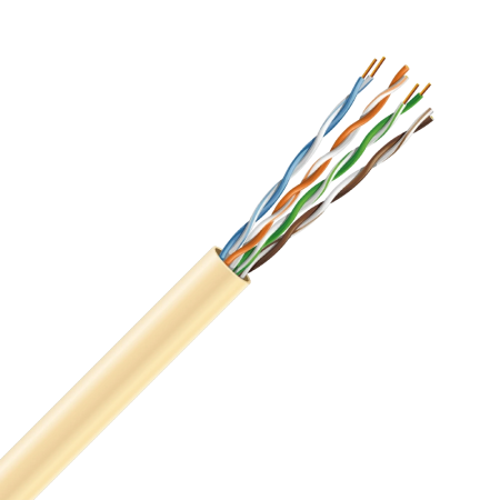 Кабель витая пара безгалогенный ЗЗЦМ UTP Cat 5e U/UTP LSZH