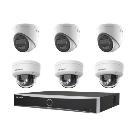 Комплект IP видеонаблюдения Hikvision KIT-DS0374