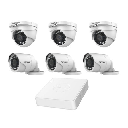 Комплект TurboHD видеонаблюдения Hikvision KIT-DS456