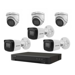Комплект TurboHD видеонаблюдения Hikvision KIT-DS451