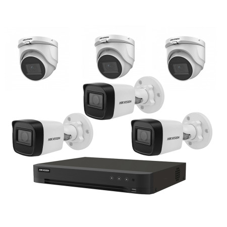 Комплект TurboHD видеонаблюдения Hikvision KIT-DS451