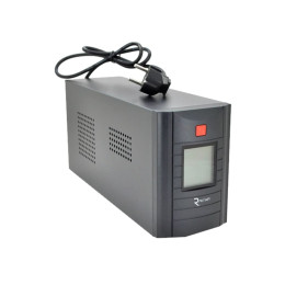 Источники бесперебойного питания Ritar RTM1000 (600W) Proxima-D, LCD, AVR, 3st, 3xSCHUKO socket, 2x12V7Ah
