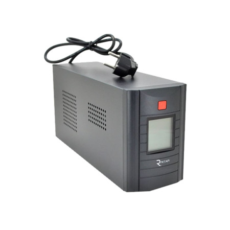 Источники бесперебойного питания Ritar RTM1000 (600W) Proxima-D, LCD, AVR, 3st, 3xSCHUKO socket, 2x12V7Ah