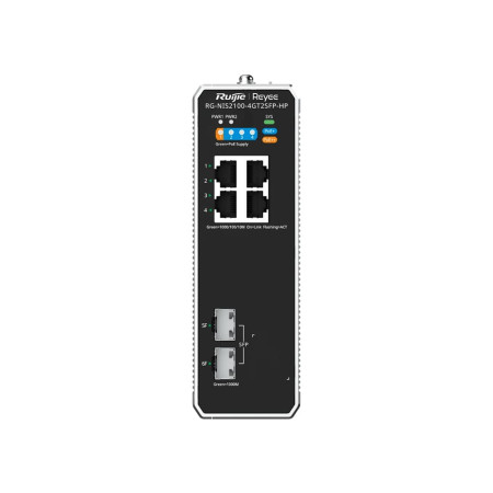 8-портовый управляемый промышленный PoE коммутатор Ruijie Reyee RG-NIS2100-8GT2SFP-HP