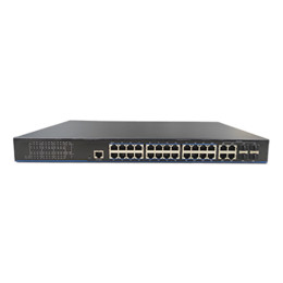 24-портовий L2 керований PoE+ комутатор Utepo UTP3328TS-PSB-L2