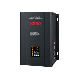 Стабилизатор напряжения релейный KEBO WNR-10000VA 6000W 2xShuko