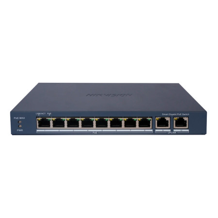 8-портовый управляемый PoE коммутатор Hikvision DS-3E1510P-EIV2