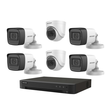 Комплект TurboHD видеонаблюдения Hikvision KIT-DS455