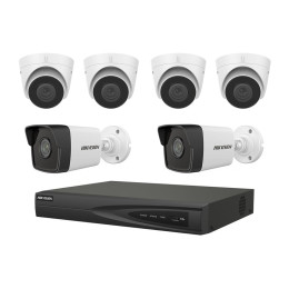 Комплект IP видеонаблюдения Hikvision KIT-DS0377