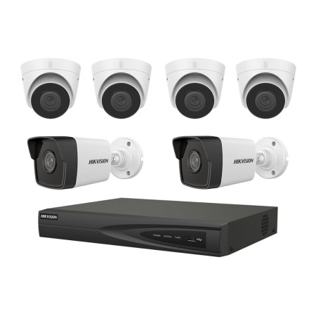 Комплект IP видеонаблюдения Hikvision KIT-DS0377