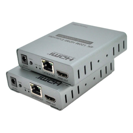 Одноканальний активний подовжувач HDMI по UTP кабелю з управлінням до 120м