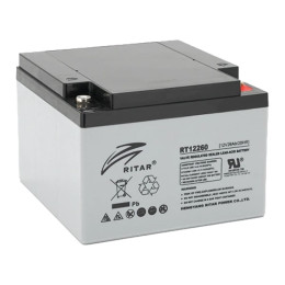 Аккумуляторная батарея AGM RITAR RT12260 12V 26Ah