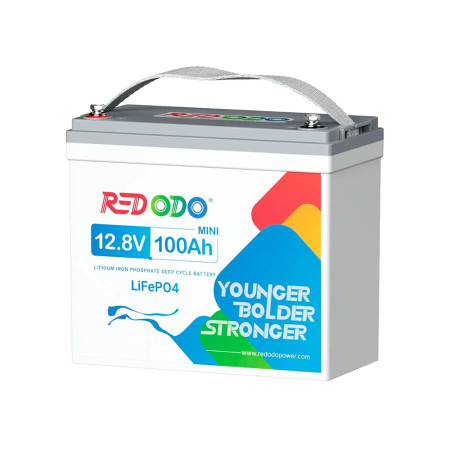 Літієва акумуляторна батарея Redodo 12.8В 100А/год Mini 1280Вт/год LiFePO4