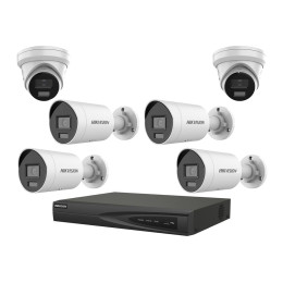 Комплект IP видеонаблюдения Hikvision KIT-DS0376