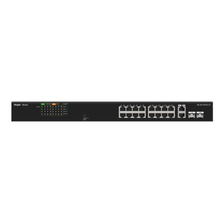 16-портовый неуправляемый PoE коммутатор Ruijie Reyee RG-ES118FGS-LP