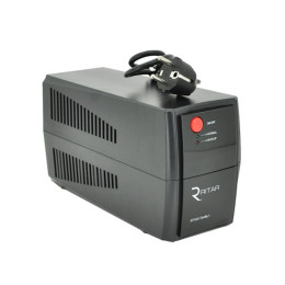 Источник бесперебойного питания Ritar RTP500 (300W) Standby-L, LED, AVR, 1st, 2xSCHUKO, 1x12V4.5Ah