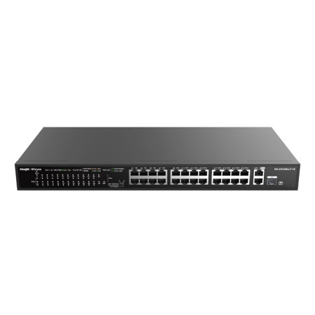24-портовый неуправляемый PoE коммутатор Ruijie Reyee RG-ES126S-LP V2