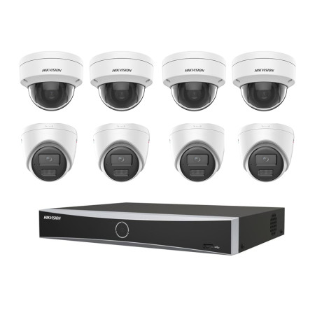Комплект IP видеонаблюдения Hikvision KIT-DS0386