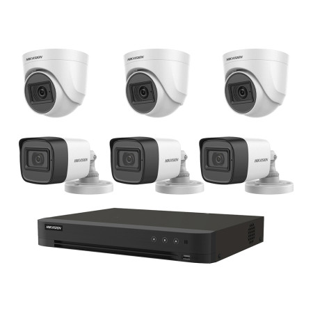 Комплект TurboHD видеонаблюдения Hikvision KIT-DS450