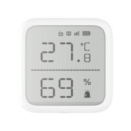 Беспроводной детектор температуры и влажности Hikvision DS-PDTPH-E-WE