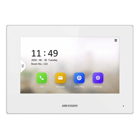 7" IP видеодомофон Hikvision DS-KH6320-WTE1 WHITE