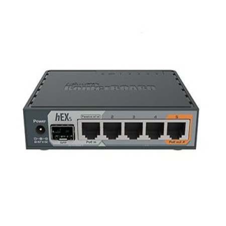5-портовый маршрутизатор Mikrotik hEX S (RB760iGS)