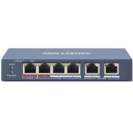 4-портовый POE коммутатор Hikvision DS-3E0106HP-E/M