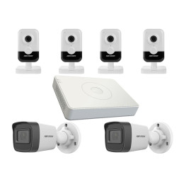 Комплект IP видеонаблюдения Hikvision KIT-DS0368