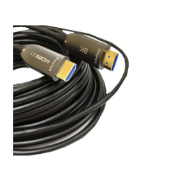 Патчкорд 10м з передачею сигналу 8K UHD 48 Gbps по оптичному кабелю (AOC) HDMI 2.1