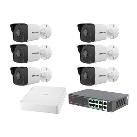 Комплект IP видеонаблюдения Hikvision KIT-DS0214
